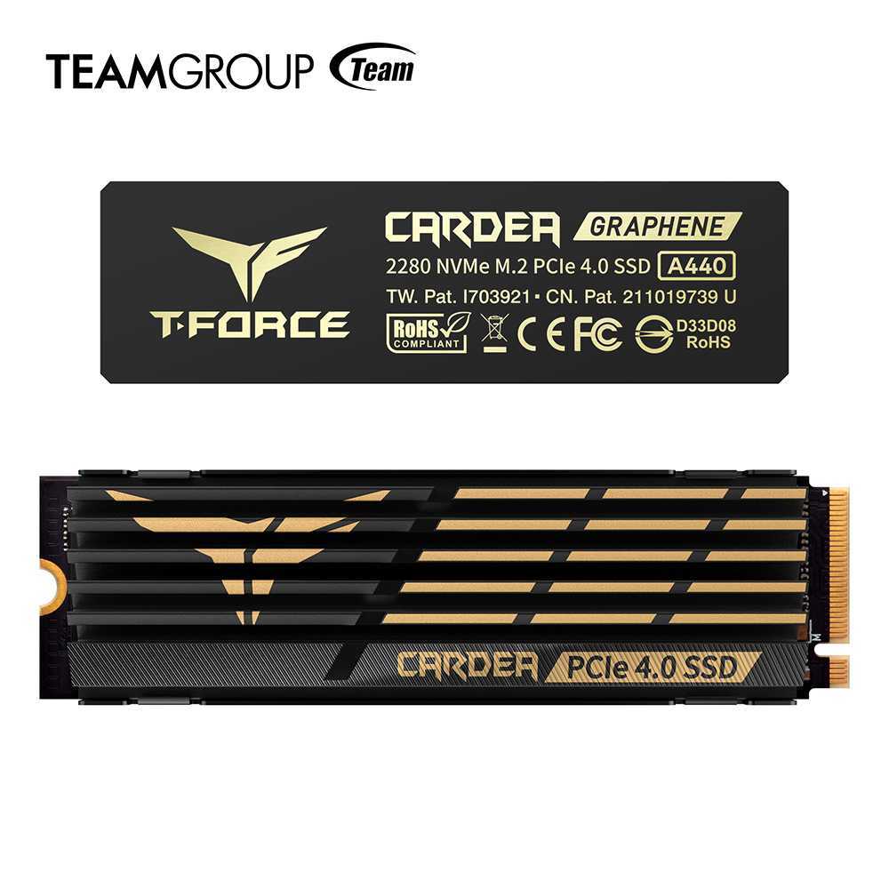 TEAMGROUP presents the SSD T-FORCE CARDEA A440 PCIe 4.0