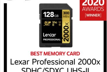 Lexar's 2000x card was named Best Memory Card