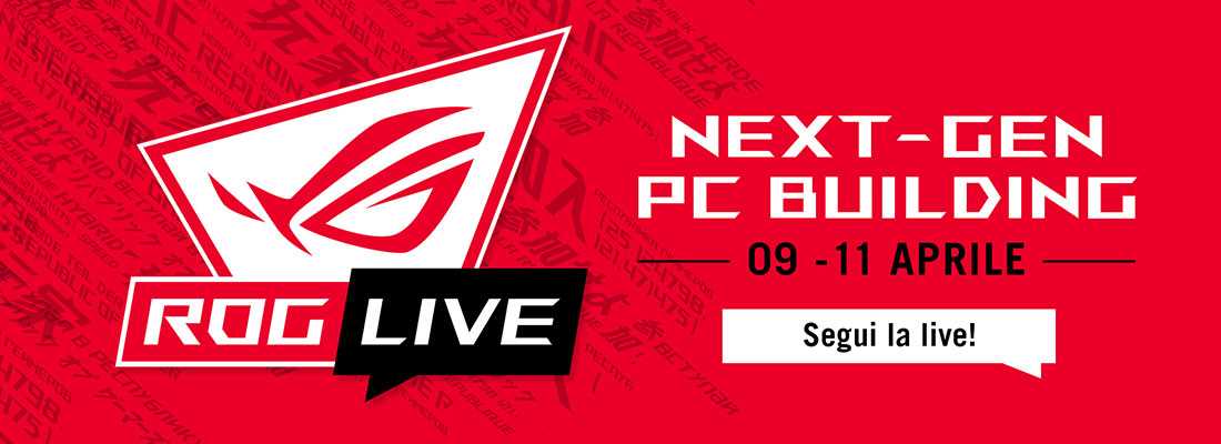 ASUS ROG Live 2021: the dates of the event dedicated to PC Building