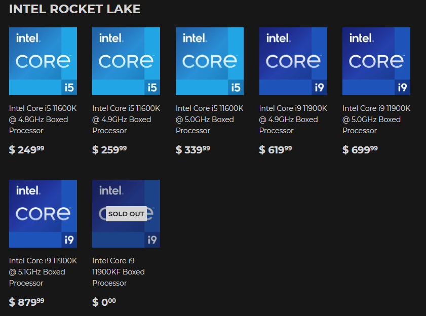 Silicon Lottery ready to sell Intel Rocket Lake-S Pre-binned CPUs