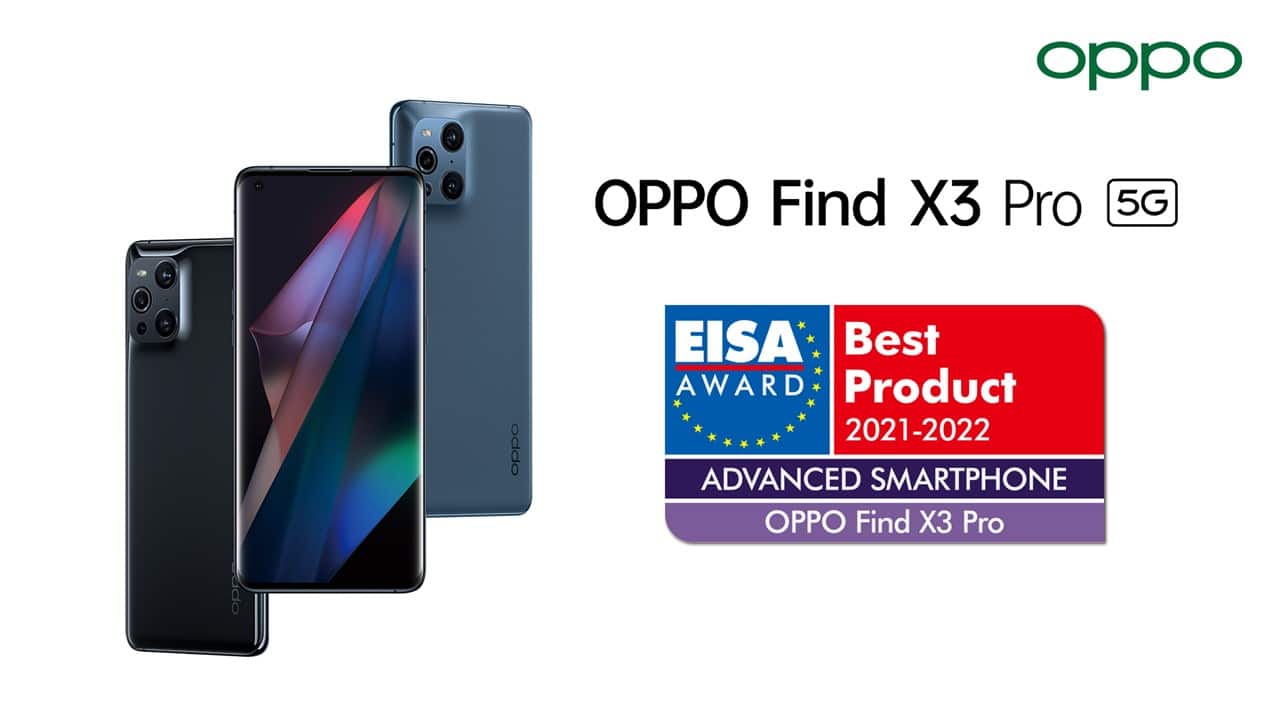 Oppo Find X3 Pro vince il premio EISA per il miglior smartphone thumbnail