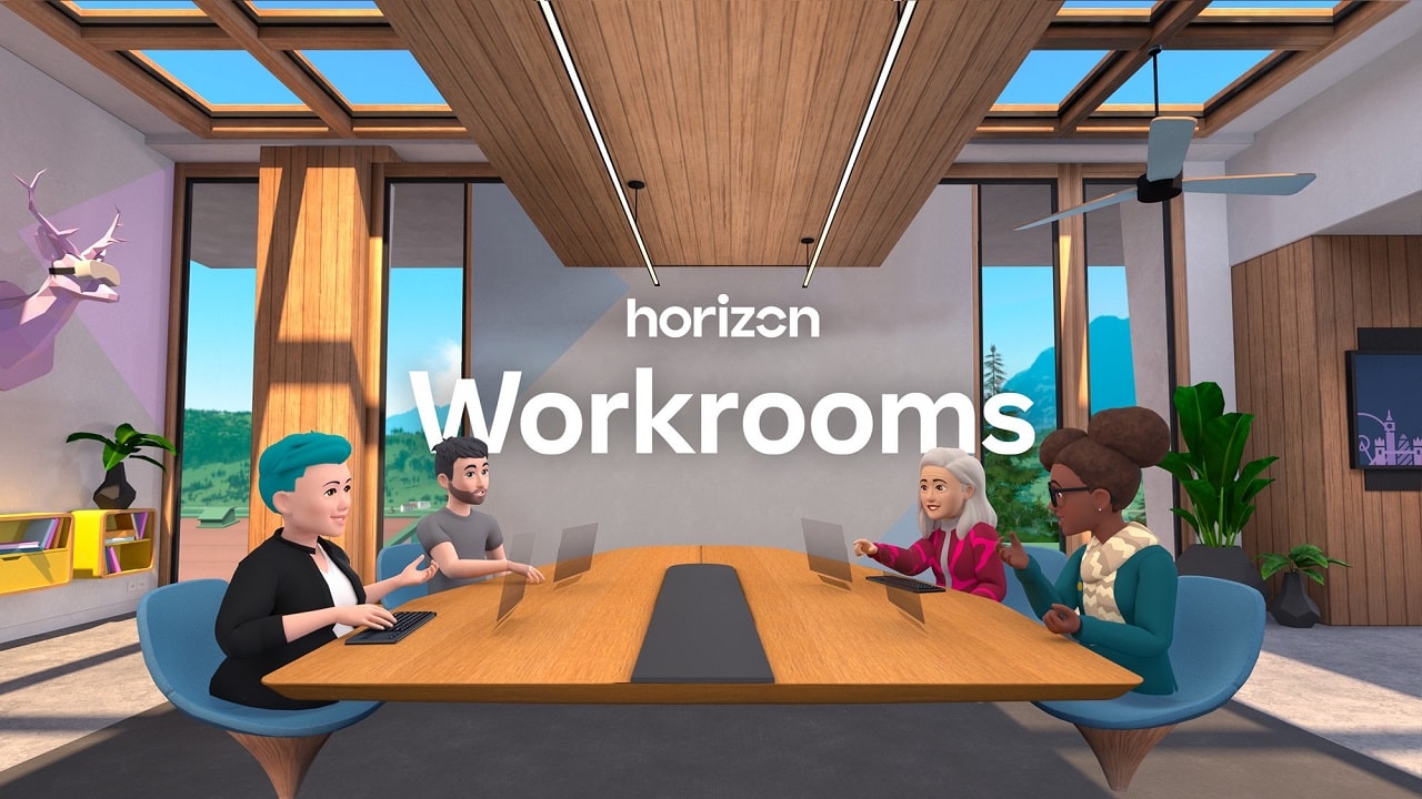 Facebook presenta le riunioni in VR di Horizon Workrooms thumbnail