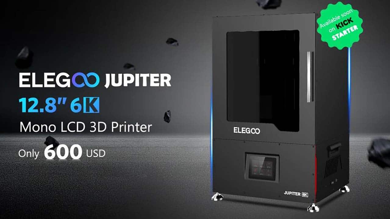 Elegoo Jupiter: una nuova stampante 3D su Kickstarter thumbnail
