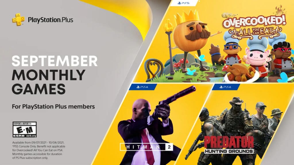 The PS Plus games of September 2021