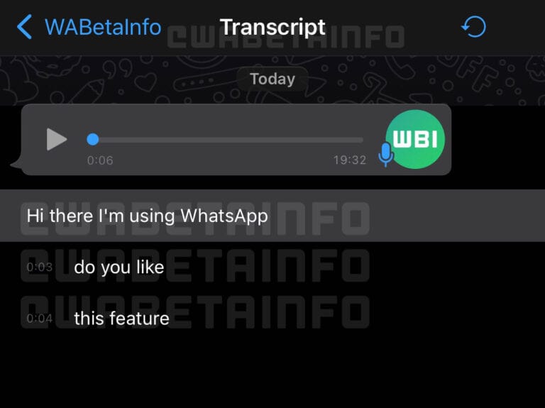 whatsapp voice message transcription-min