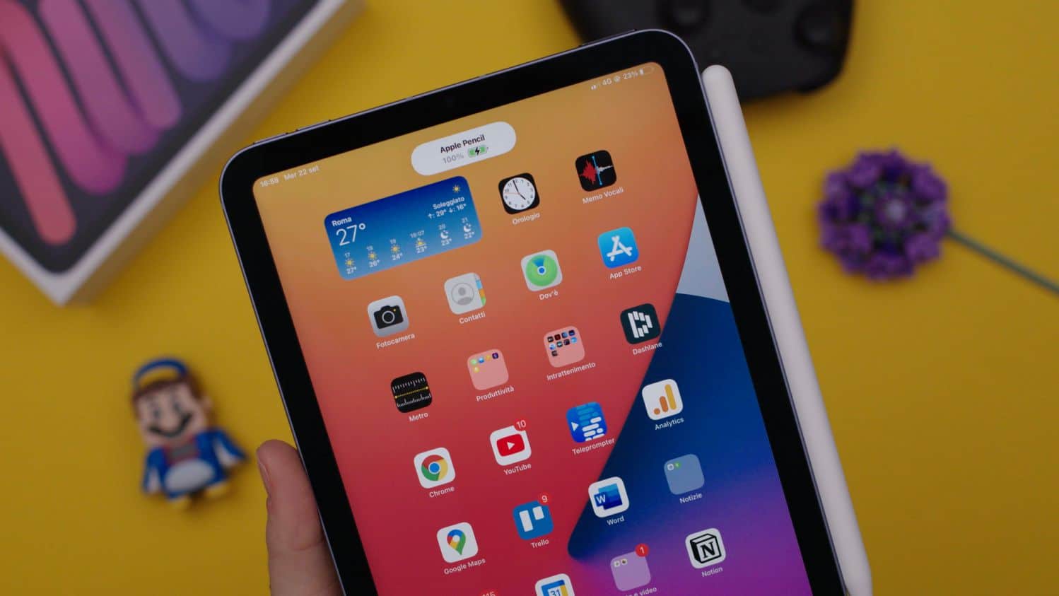 iPad mini 6, gli utenti lamentano un bug in modalità verticale thumbnail