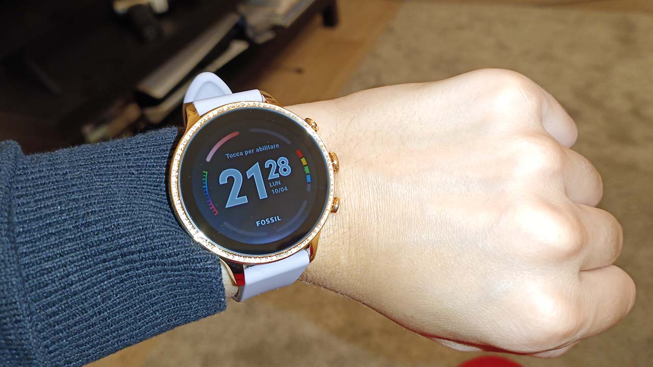 Fossil Smartwatch Gen 6 Connected da Uomo con Wear OS by Google, Frequenza Cardiaca, Notifiche per Smartphone e NFC FTW4060