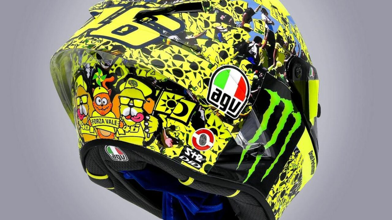 Rossi helmet dedicated to fans the Emilia Romagna
