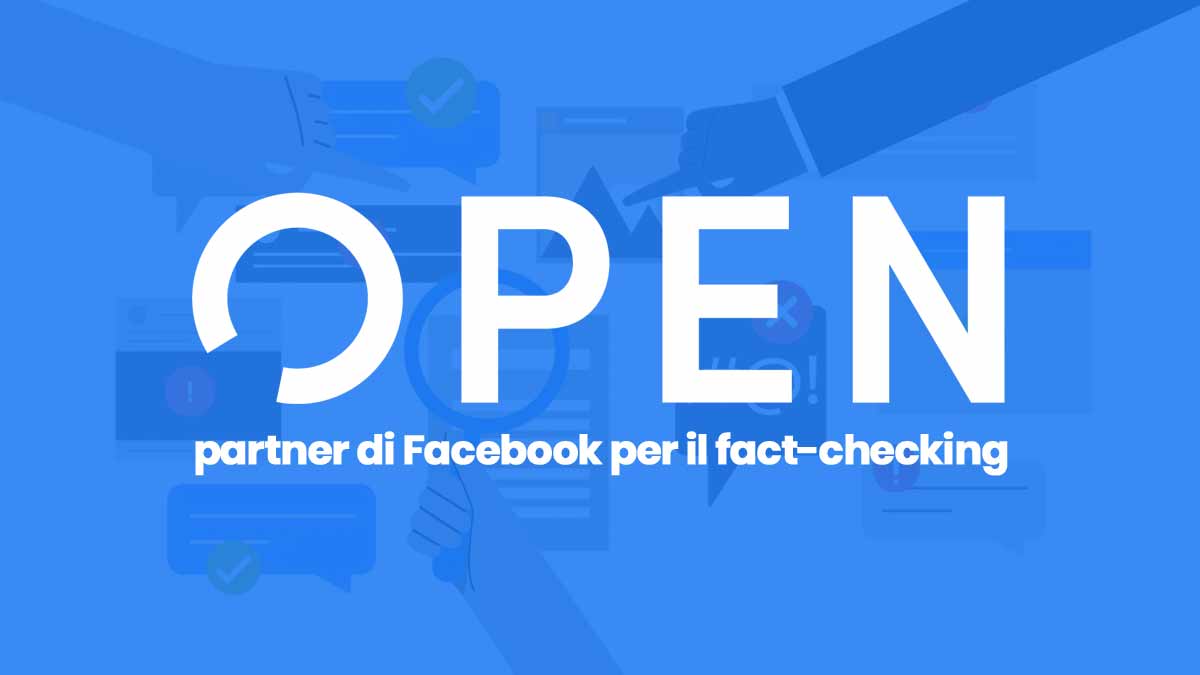 Facebook avvia una partnership con Open contro la disinformazione thumbnail
