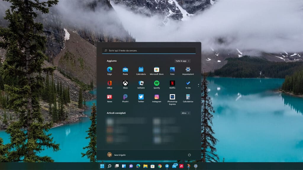 New Start menu features Windows 11