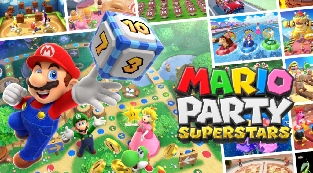 Mario Party Superstars title screen