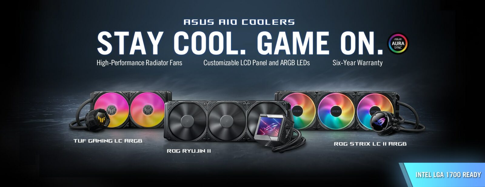 I cooler con supporto Intel Core di 12esima generazione di ASUS AIO thumbnail