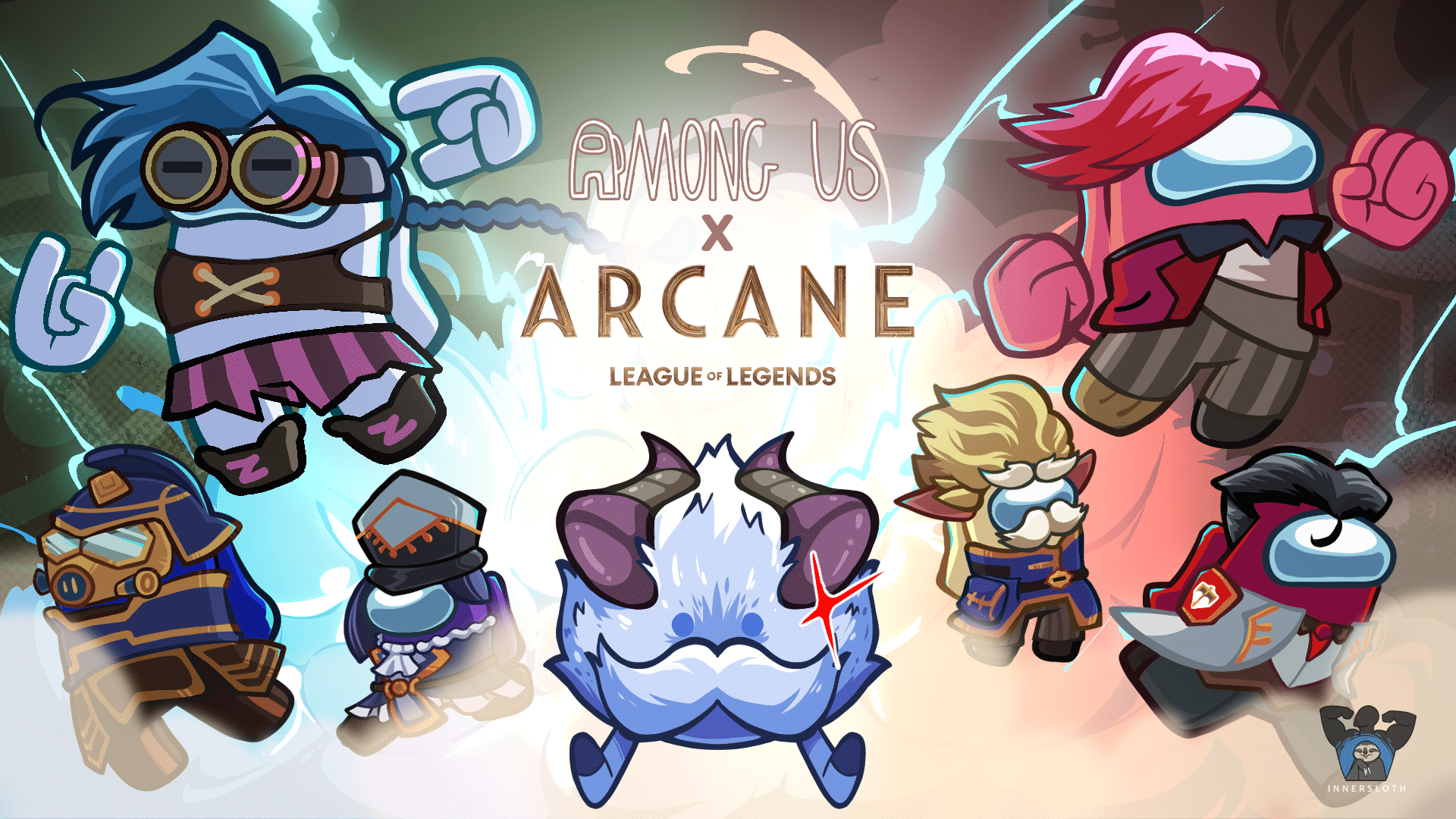 Arcane characters invade the world of Among Us thumbnail