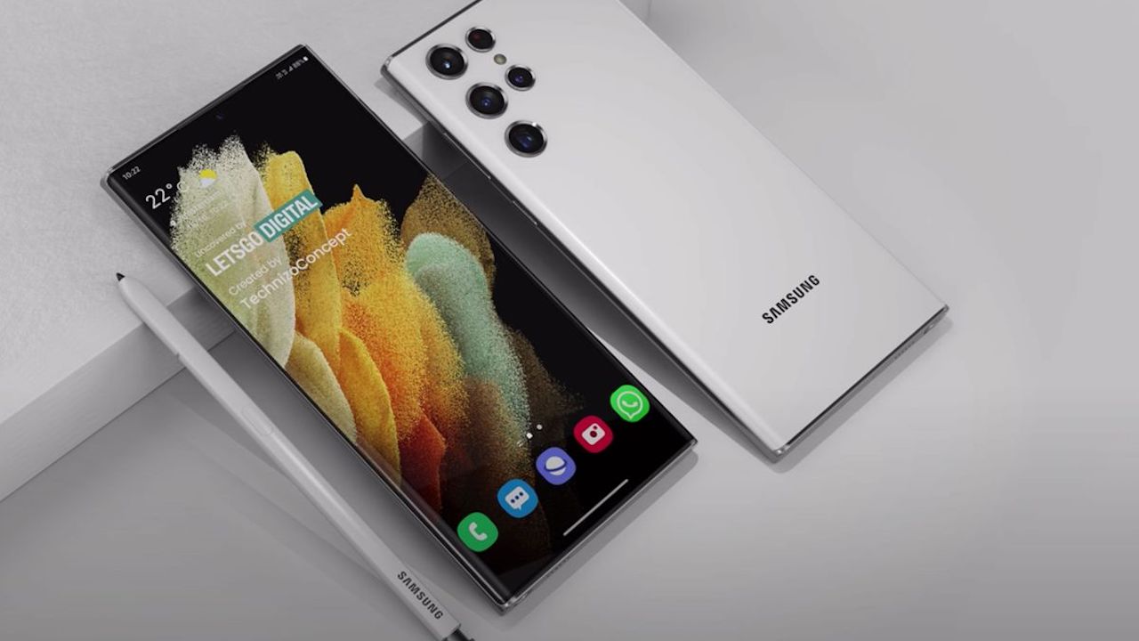Il Galaxy S22 Ultra avrà un display quasi piatto thumbnail