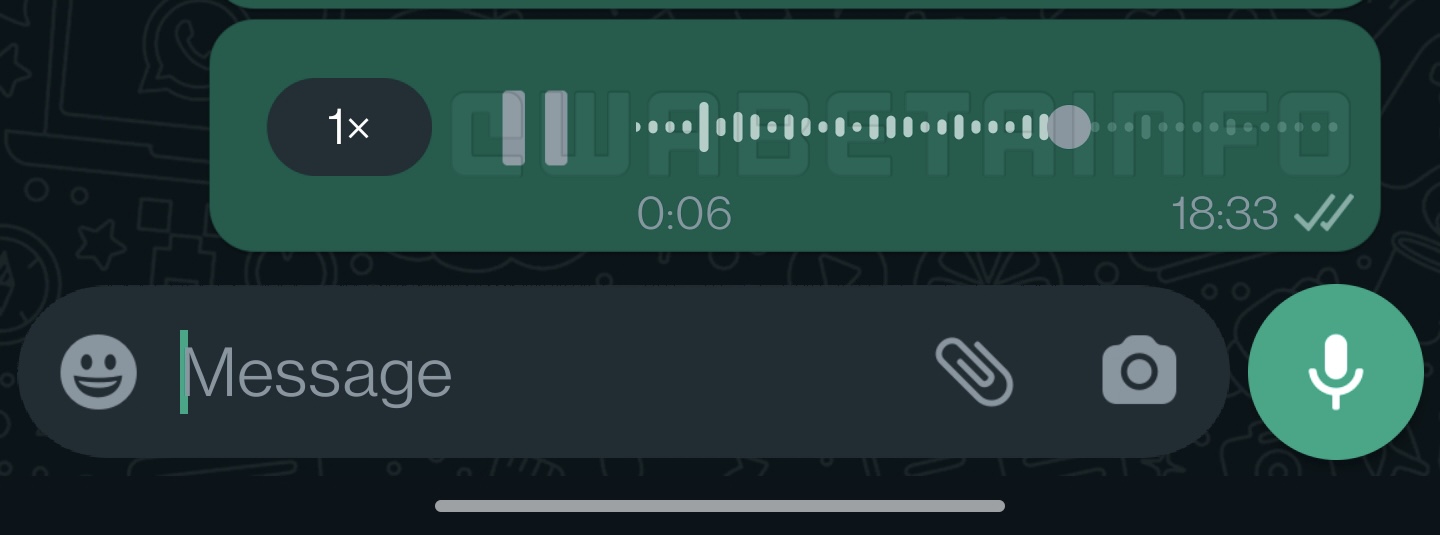 WhatsApp voice messages