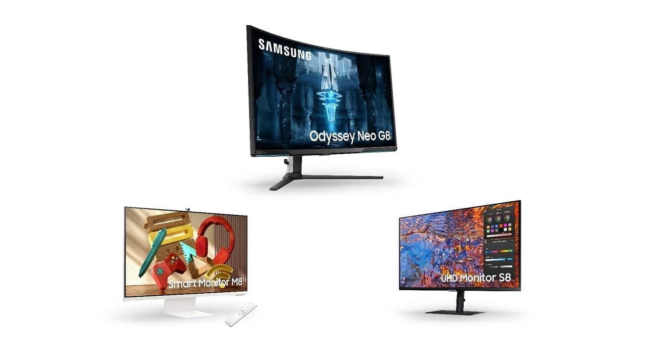 Samsung, i monitor presentati al CES 2022 thumbnail