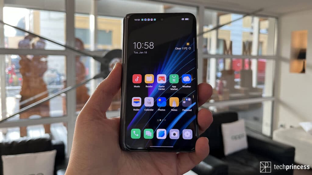 Oppo Find N external display preview