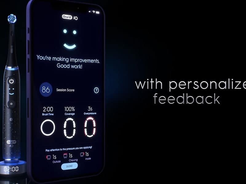 toothbrush oral-b io at ces 2022 iphone-min