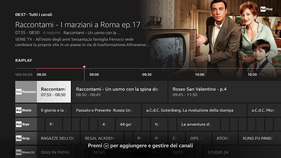 live diretta fire tv amazon min