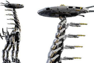 Horizon Zero Dawn con i mattoncini LEGO - L'opera di Nicola Stocchi