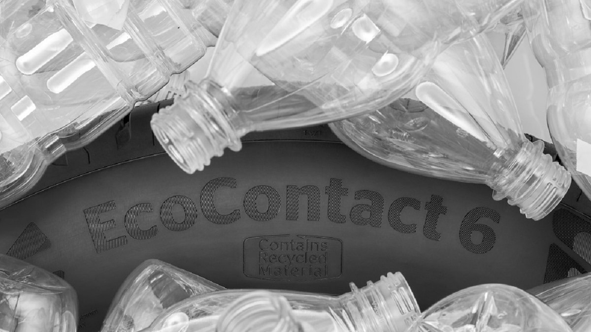 Continental avvia la produzione dei primi pneumatici ricavati da bottiglie in PET riciclate thumbnail
