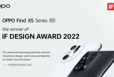 Find X5 Design Award: l'ultimo smartphone Oppo vince