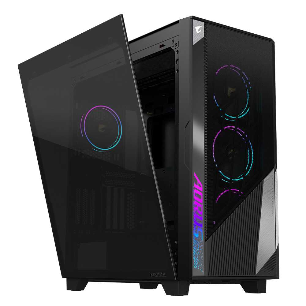 AORUS C500 GLASS: the new gaming case from GIGABYTE
