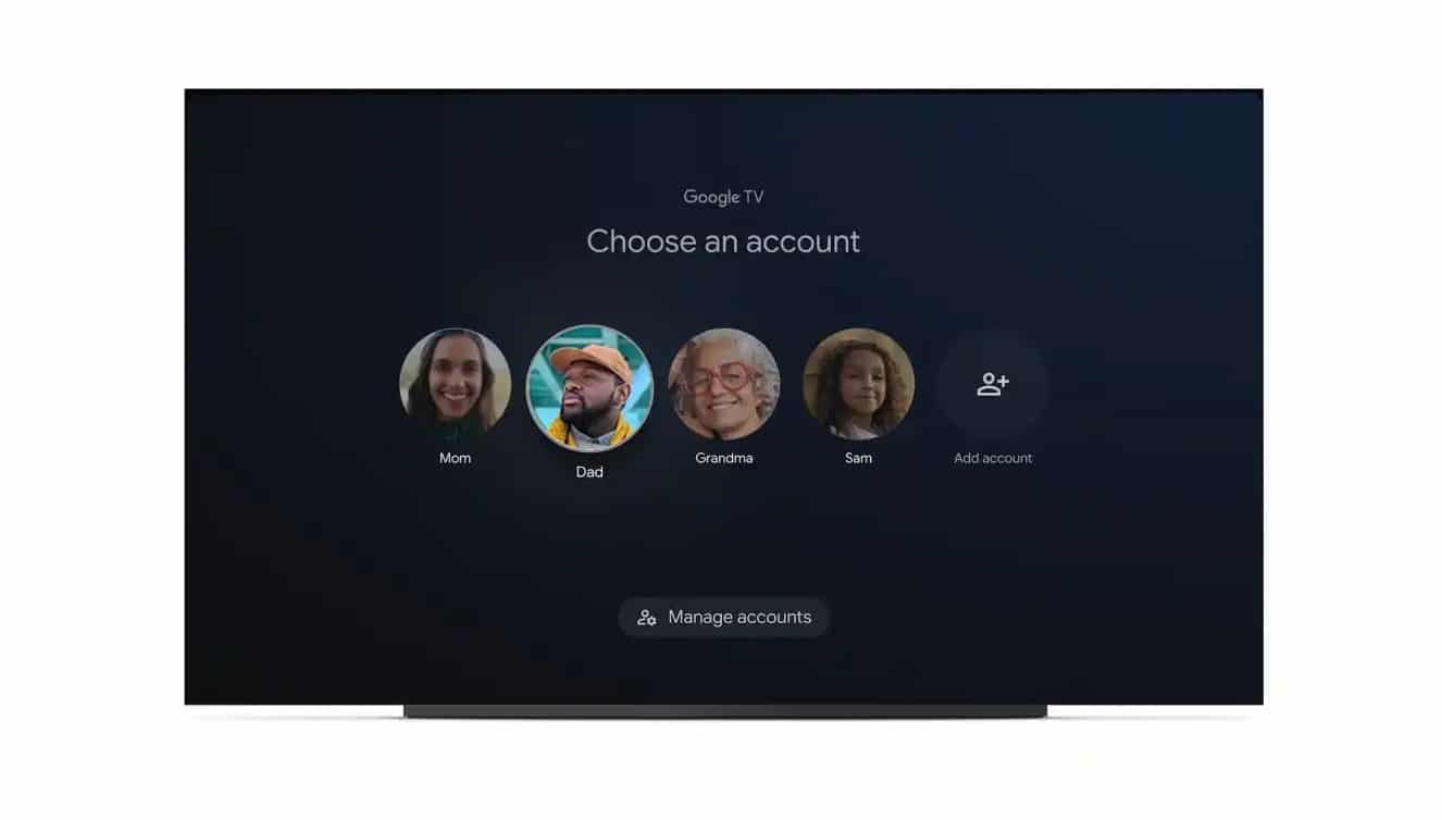 Google TV: un nuovo aggiornamento introduce i profili thumbnail