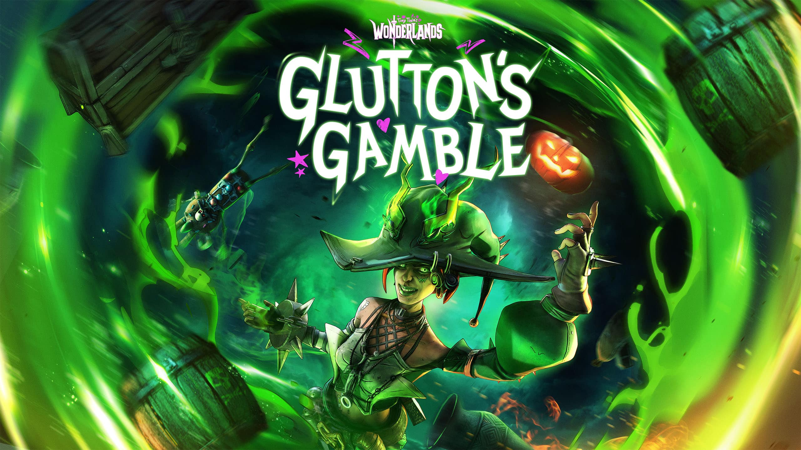 Now available Glutton's Gamble: the second DLC of Tiny Tina's Wonderlands thumbnail