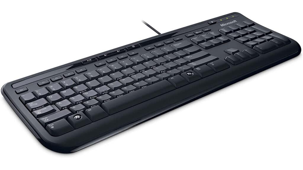 Best budget keyboard: Microsoft Wired 600