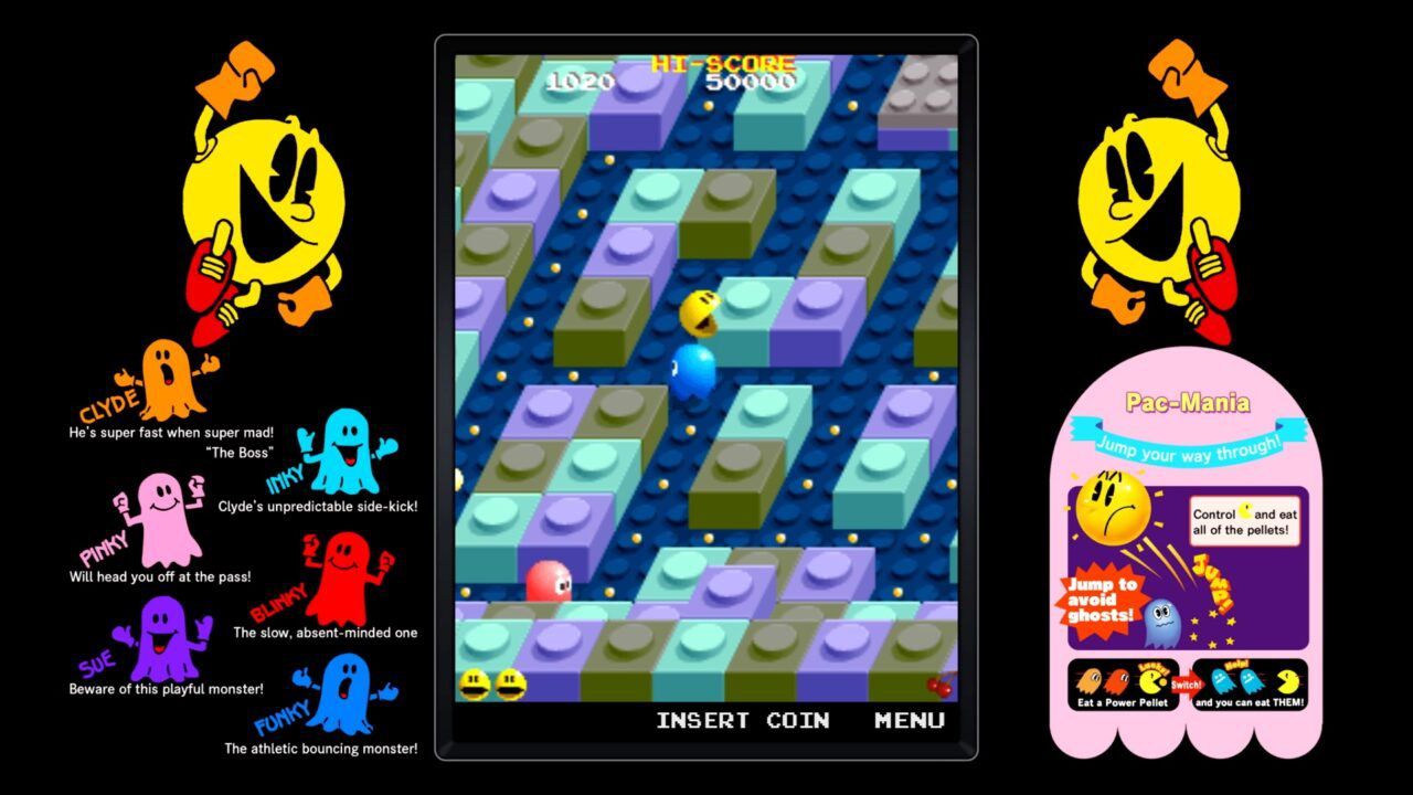 Pac-Man Museum + review, who doesn't die sees himself!