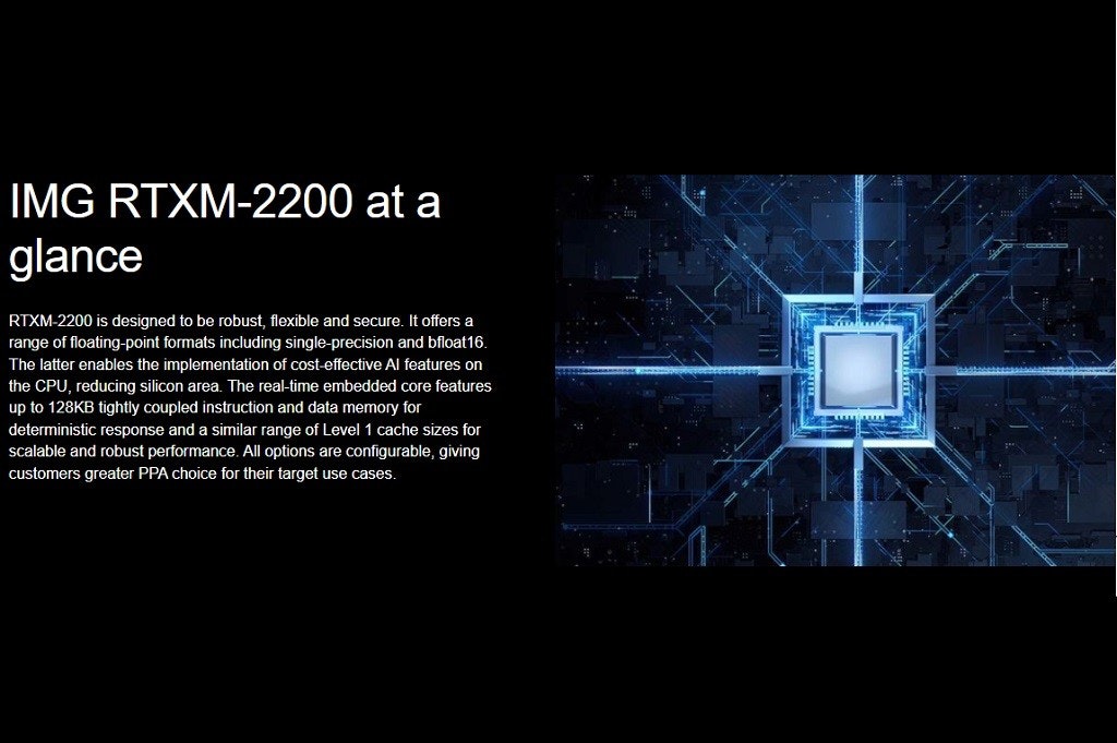 IMG RTXM-2200: Imagination lancia la sua prima CPU RISC-V embedded