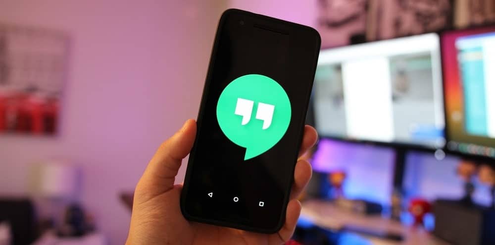 google hangouts closes chat min