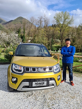 Suzuki Ignis Hybrid con Chef Hiro