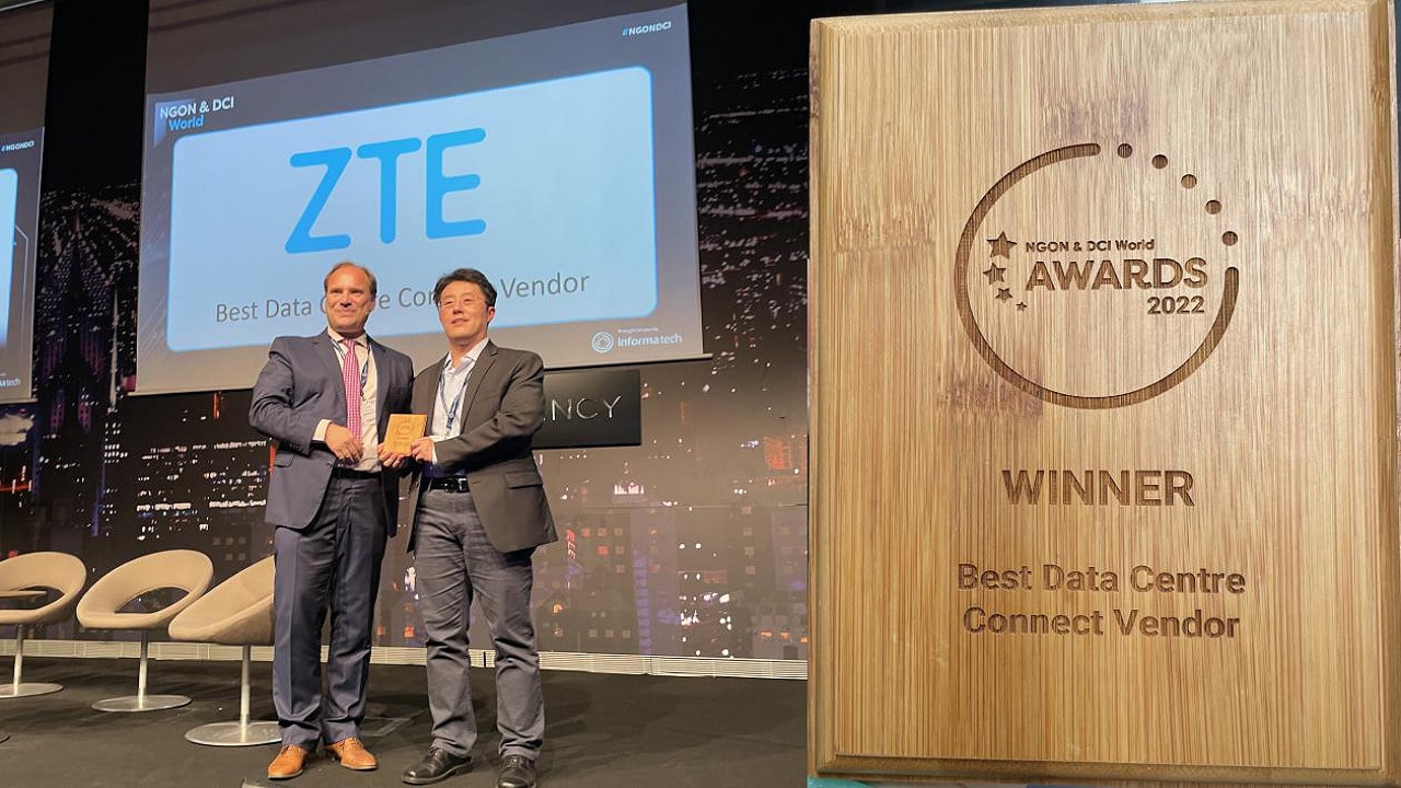 ZTE vince il premio Best Data Centre Connect Vendor al NGON&DCI World 2022 thumbnail