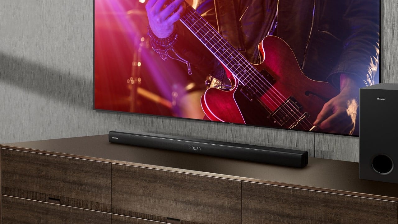 Hisense presenta il suono avvolgente della Soundbar HS218 thumbnail