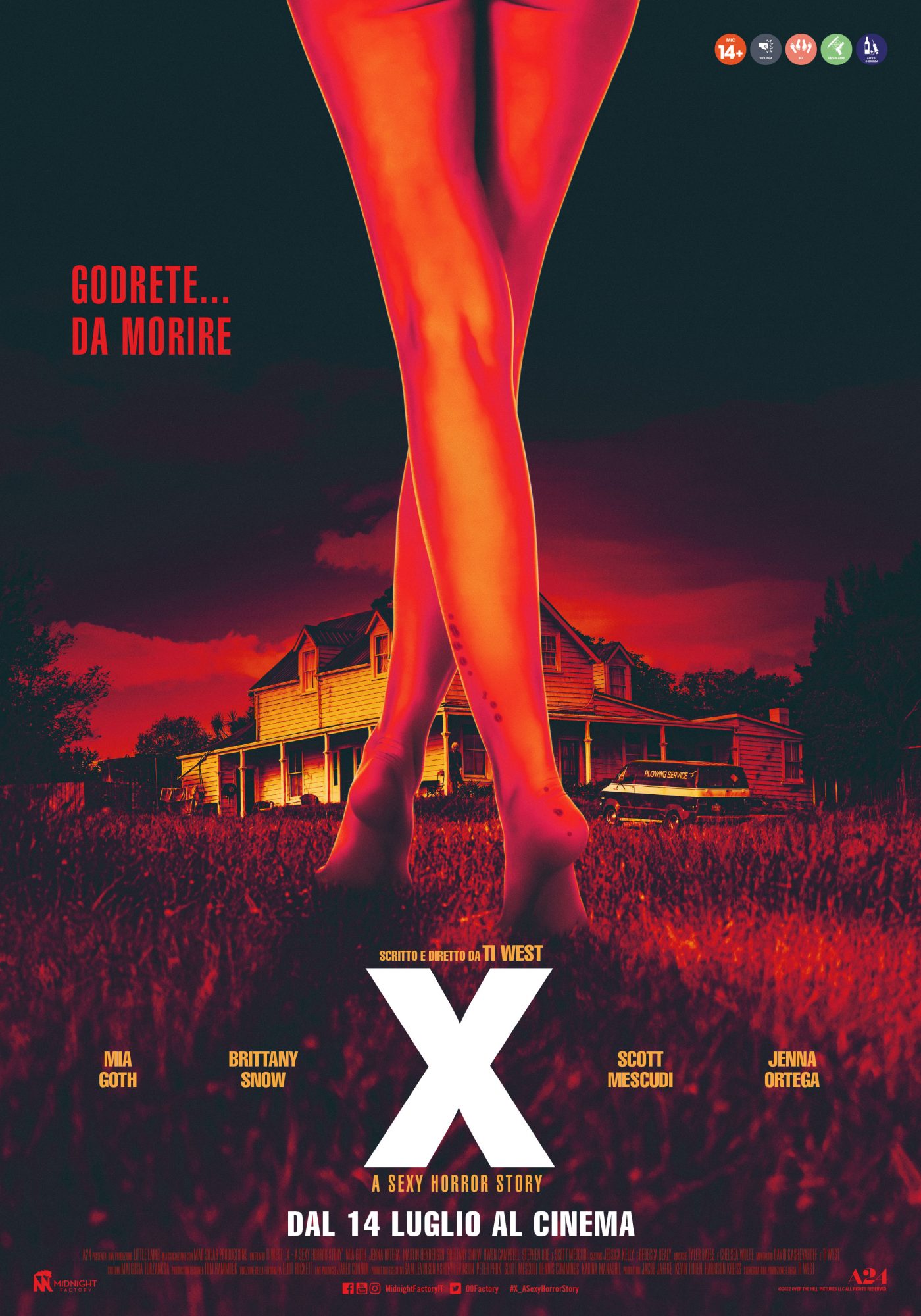 X - A Sexy Horror Story, a clip of Ti West's thrilling horror