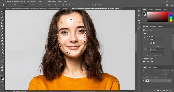 How to swap the face in a photo using PhotoShop