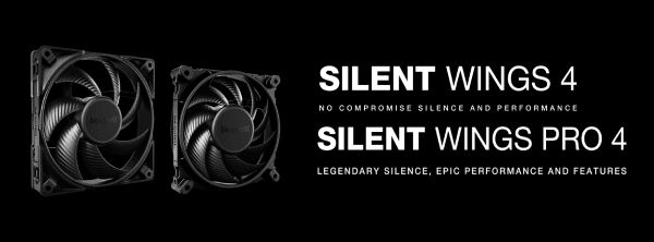 New Silent Wings 4 and Silent Wings Pro 4 fans