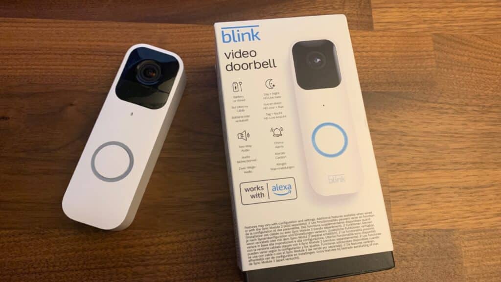 blink video doorbell review cover