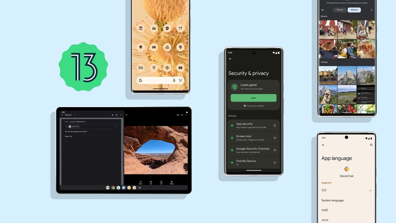 Android 13 arriva ufficialmente sui dispositivi Pixel thumbnail