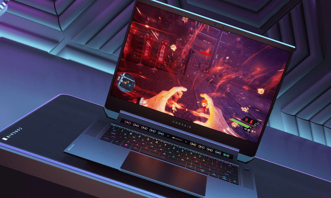 Corsair VOYAGER a1600: il laptop per gaming e streaming