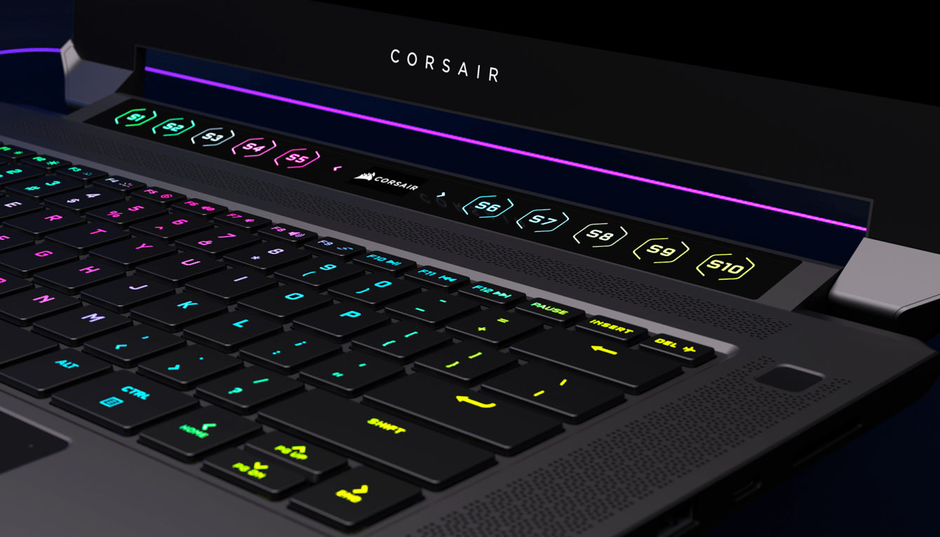 Corsair VOYAGER a1600: il laptop per gaming e streaming