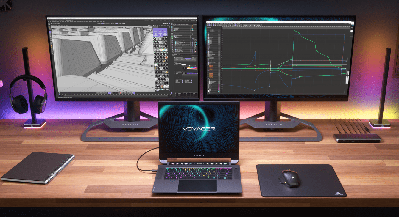 Corsair VOYAGER a1600: il laptop per gaming e streaming