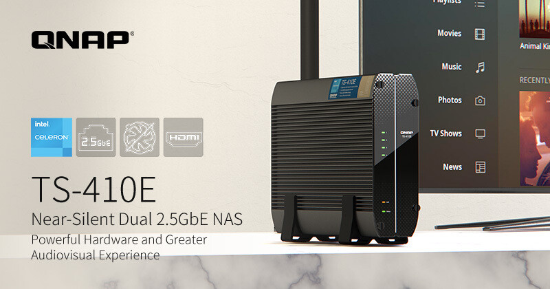 QNAP: lanciato il NAS dual 2.5 GbE TS-410E