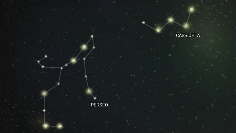 perseids shooting stars cassiopeia min