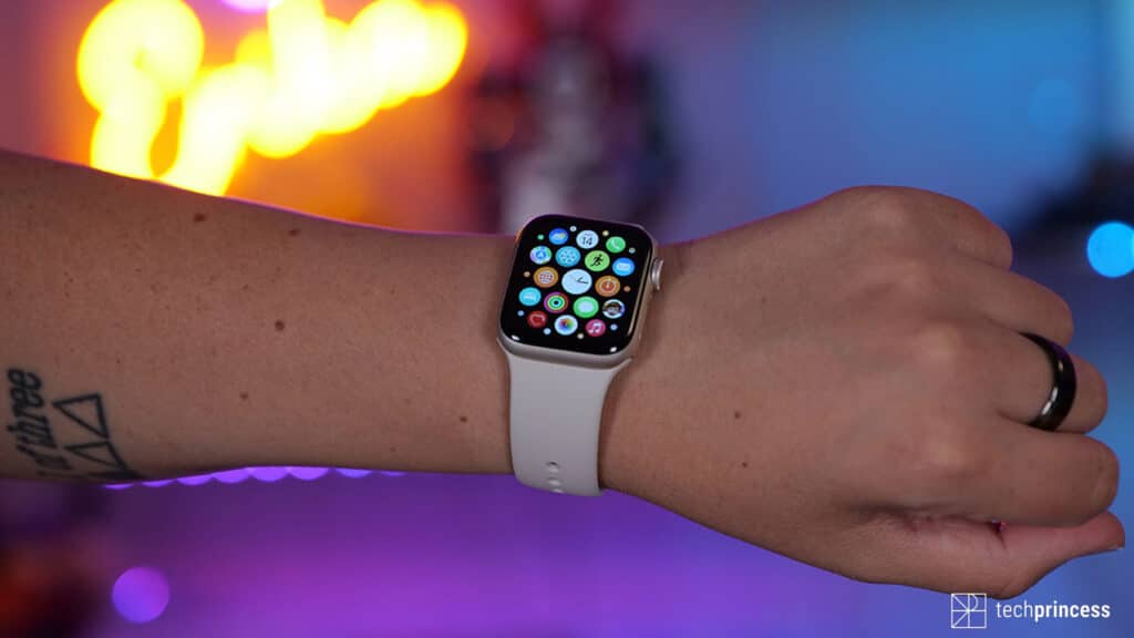 Apple Watch SE 2022 recensione menu