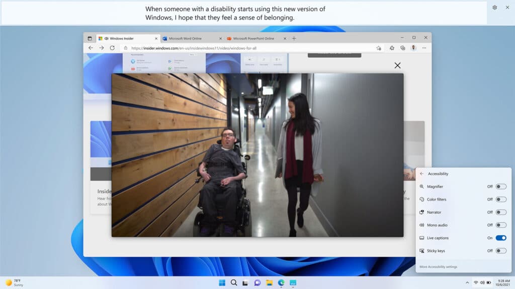 Windows 11 2022 Update accessibility