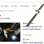 Google fa schiantare una navicella nelle ricerche, per celebrare la missione DART thumbnail