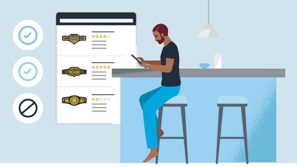 WWE Hero image on About Amazon blogpost